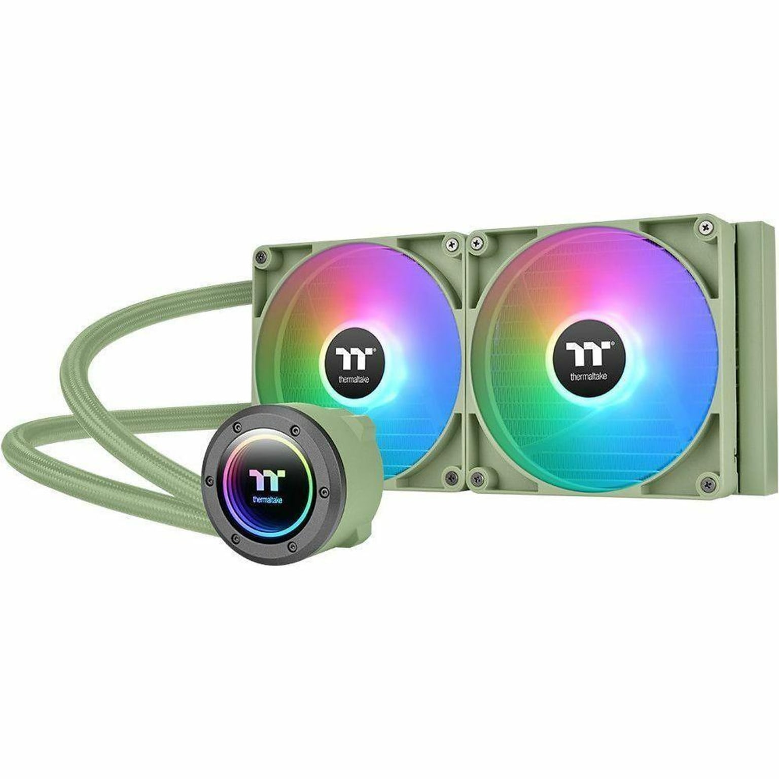 Thermaltake TH280 V2 ARGB Sync 140mm Cooling Fan/Radiator/Water Block/Pump with RGB Lighting (CLW375PL14MGA)