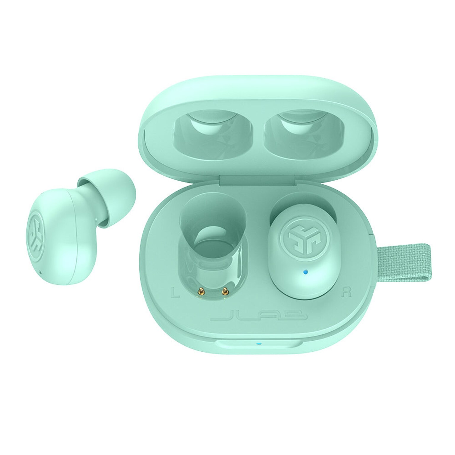 JLab JBuds Mini True Wireless Noise Canceling Earbuds Headphones, Bluetooth, Mint (EBJBMINIRMNT124)