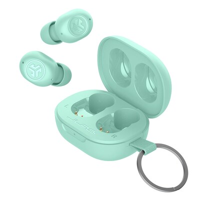 JLab JBuds Mini True Wireless Noise Canceling Earbuds Headphones, Bluetooth, Mint (EBJBMINIRMNT124)