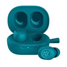 JLab JBuds Mini True Wireless Noise Canceling Earbuds Headphones, Bluetooth, Aqua (EBJBMINIRAQUA124)