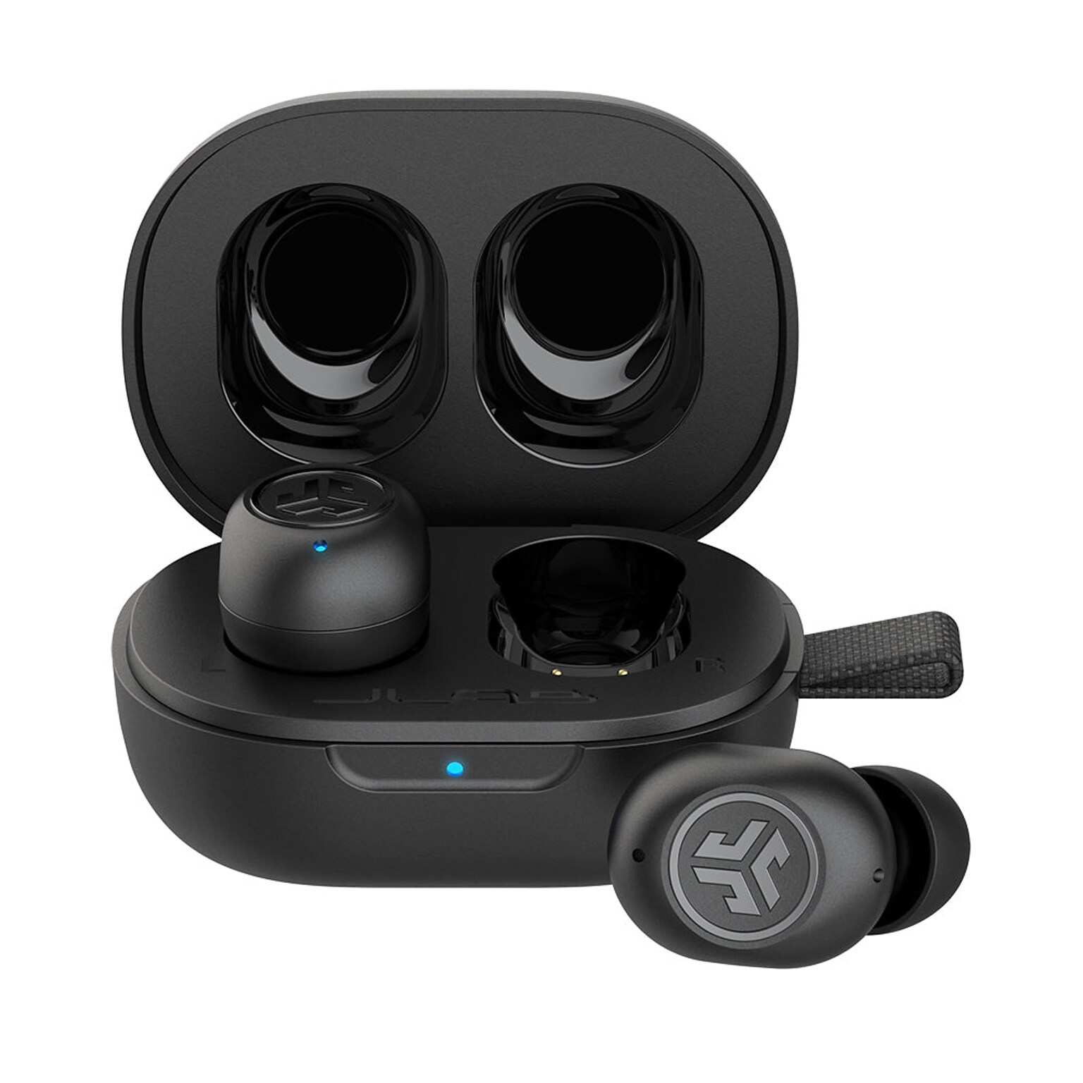 JLab JBuds Mini True Wireless Noise Canceling Earbuds Headphones, Bluetooth, Black (EBJBMINIRBLK124)