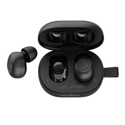 JLab JBuds Mini True Wireless Noise Canceling Earbuds Headphones, Bluetooth, Black (EBJBMINIRBLK124)