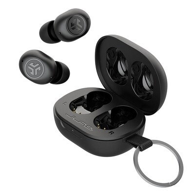 JLab JBuds Mini True Wireless Noise Canceling Earbuds Headphones, Bluetooth, Black (EBJBMINIRBLK124)