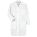 Red Kap® Womens 5 Button Lab Coat, White, S