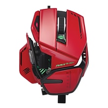 MAD CATZ R.A.T. 8+ ADV Optical Gaming Mouse, Red (MR06DCINRD000-0)