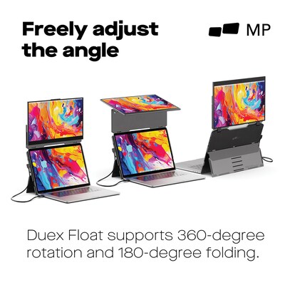 Mobile Pixels DUEX Float 15.6" Stackable Touchscreen Display, Black (101-1011P01)