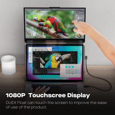 Mobile Pixels DUEX Float 15.6" Stackable Touchscreen Display, Black (101-1011P01)