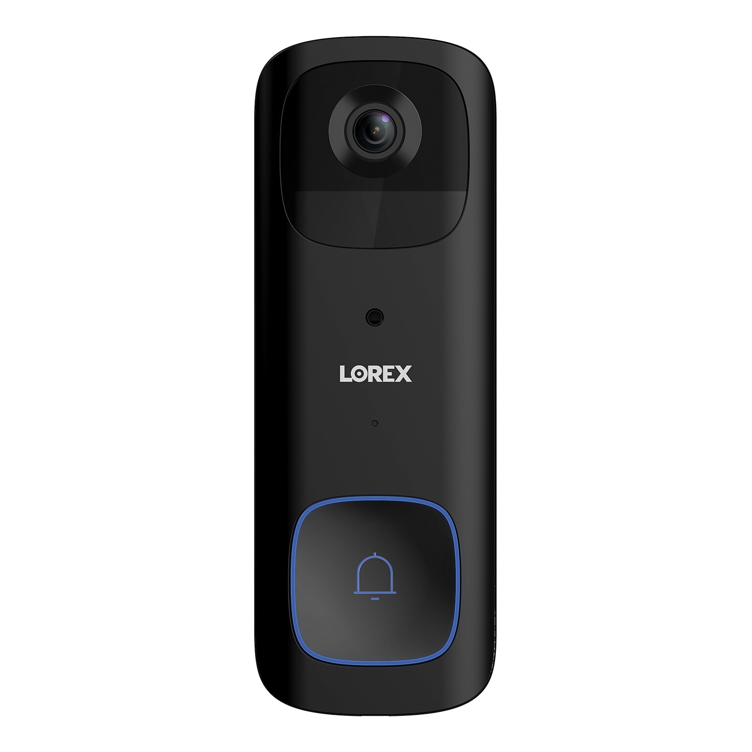 Lorex Wi-Fi 2K Wired/Wireless Smart Video Doorbell, Black (B463AJDB-E)
