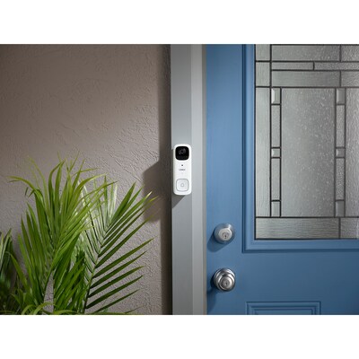 Lorex Wi-Fi 2K Wired/Wireless Smart Video Doorbell, White (B463AJD-E)