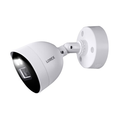 Lorex Fusion 4K 8.0-MP 20-Camera-Capable 2-TB DVR System with 8 Wired Smart Deterrence Cameras, White (D863A62B-8DA8)