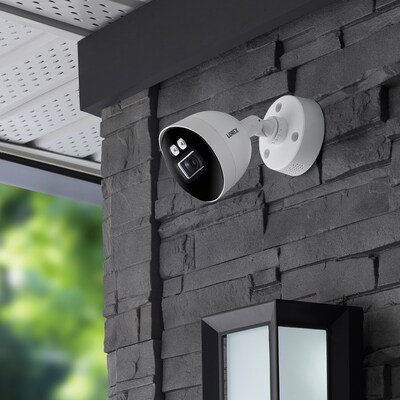 Lorex Fusion 4K 8.0-MP 20-Camera-Capable 2-TB DVR System with 8 Wired Smart Deterrence Cameras, White (D863A62B-8DA8)