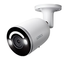 Lorex Fusion 4K 8.0-MP 16-Camera-Capable 4-TB NVR System with 8 IP Smart-Deterrence Bullet Cameras,