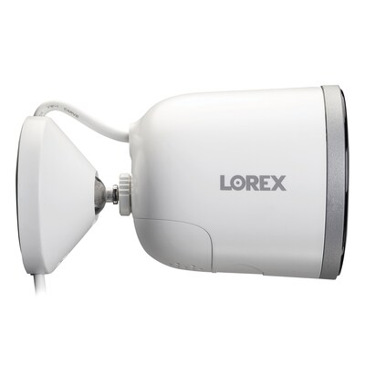 Lorex 4K Indoor/Outdoor Wi-Fi Security Camera with Smart Security Lighting, White (W881AAD-E)