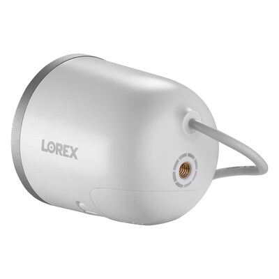 Lorex 4K Indoor/Outdoor Wi-Fi Security Camera with Smart Security Lighting, White (W881AAD-E)