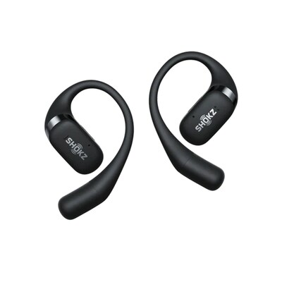 Shokz OpenFit True Wireless Noise Canceling Open-Ear Hook Earbuds with Charging Case & Cable, Blueto