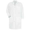 Red Kap® Womens 4 Button Staff Coat, White, M