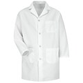Red Kap® Mens 4 Button Staff Coat, White, XL
