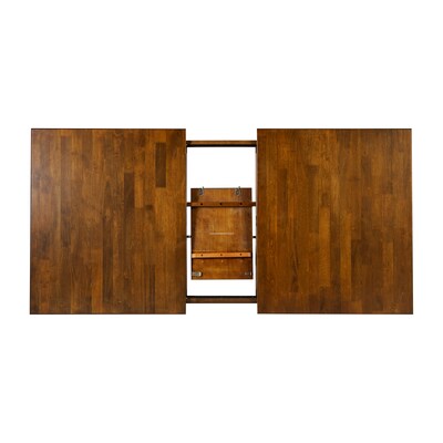 Flash Furniture Henry Wooden Dining Table with Extension Panel, 36" x 72", Matte Brown (KERT217EXBRN72)