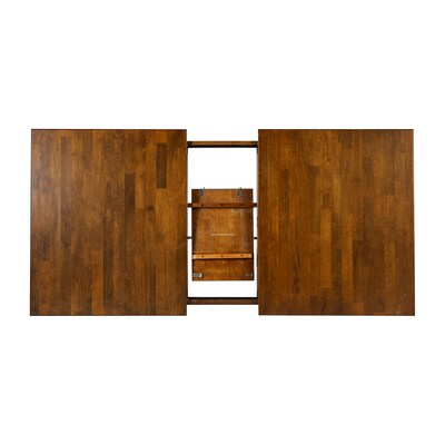 Flash Furniture Henry Wooden Dining Table with Extension Panel, 36" x 72", Matte Brown (KERT217EXBRN72)