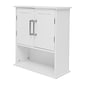 Flash Furniture Vega 24" Wall Mounted Medicine Cabinet Storage Organizer with 3 Shelves, White (FSVEGABATH5WH)