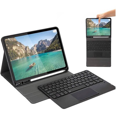 SaharaCase Keyboard Folio Case for Apple iPad Pro 11" (2nd, 3rd, and 4th Gen 2020-2022), Black (TB00021)