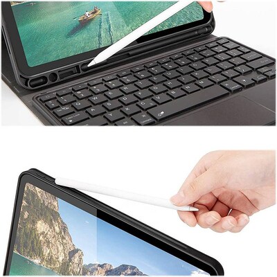 SaharaCase Keyboard Folio Case for Apple iPad Pro 11" (2nd, 3rd, and 4th Gen 2020-2022), Black (TB00021)