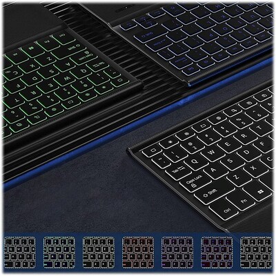 SaharaCase Keyboard Case with TrackPad for Samsung Galaxy Tab S8 and Galaxy Tab S7, Black (TB00214)