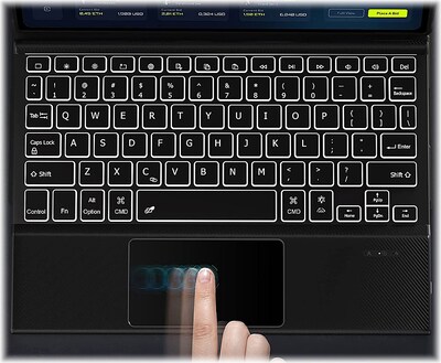 SaharaCase Keyboard Case with Track Pad for iPad 11'' (A16) and iPad 10.9" (10th Gen), Black (TB00280)