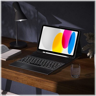SaharaCase Keyboard Case with Track Pad for iPad 11'' (A16) and iPad 10.9" (10th Gen), Black (TB00280)