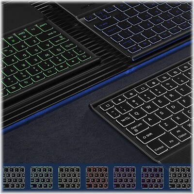 SaharaCase Keyboard Case with Track Pad for iPad 11'' (A16) and iPad 10.9" (10th Gen), Black (TB00280)
