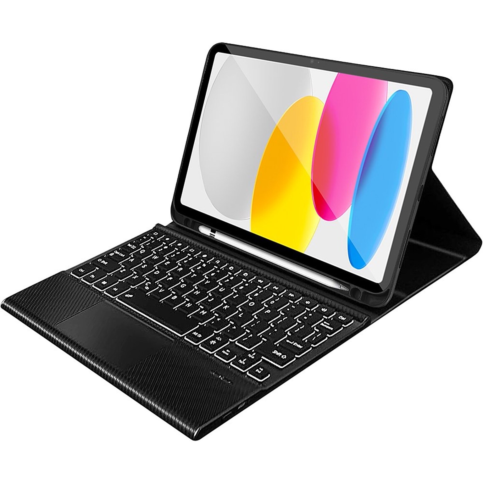 SaharaCase Keyboard Case with Track Pad for iPad 11 (A16) and iPad 10.9 (10th Gen), Black (TB00280)