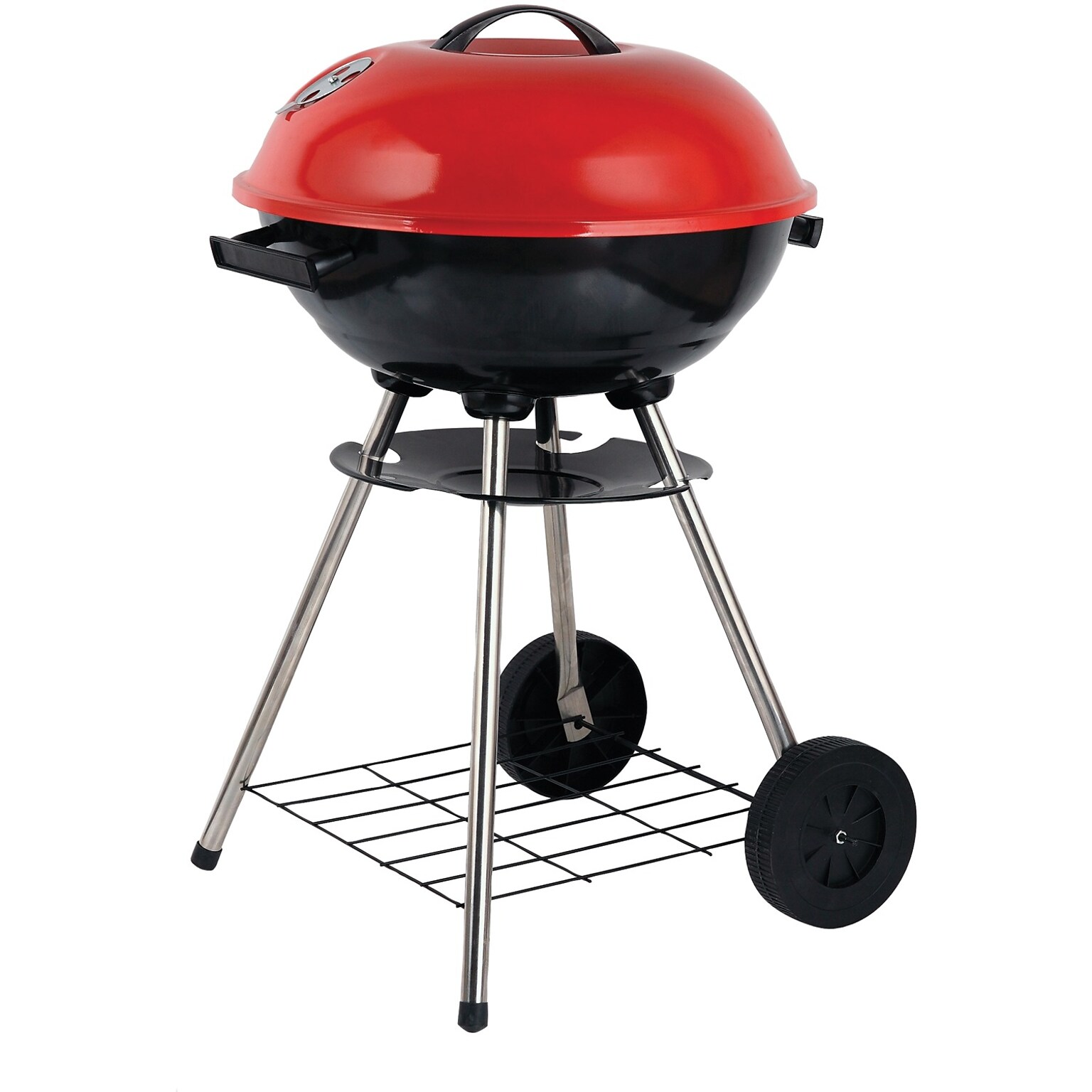 Brentwood Appliances BB-1701 17 Portable Charcoal BBQ Grill with Wheels