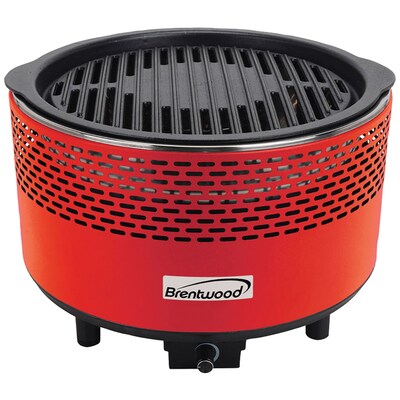 Brentwood Appliances BBF-21R Round Portable Smokeless BBQ