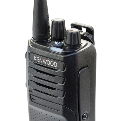 KENWOOD ProTalk 2-Watt 16-Channel Analog UHF 2-Way Radio, Black (NX-P1302AUK)