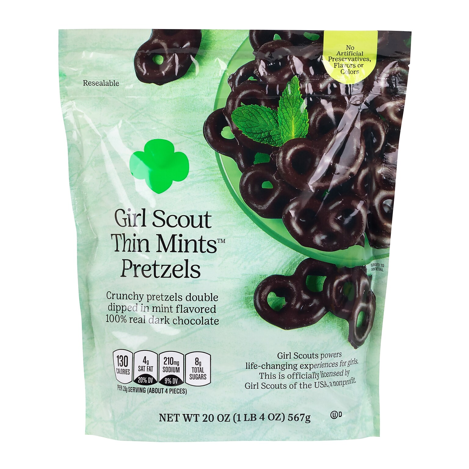 Girl Scouts Thin Mints Pretzels, 20 oz (220-02340)