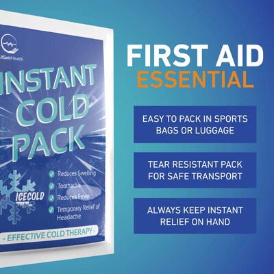 AllSett Health Instant Disposable Cold Pack, 25/Pack (ASH1025)