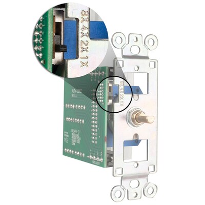 Russound 126-Watt Impedance-Matching Volume Control, White/Light Almond (ALT-126R)