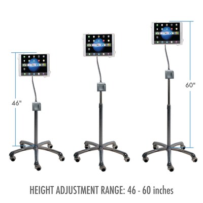 CTA Digital Heavy-Duty Gooseneck Floor Stand for iPad/Tablet (CTAPADHFS)(PAD-HFS)