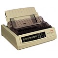 OKI Microline 320 Turbo USB/Parallel Monochrome Dot Matrix Printer, White (62412901)
