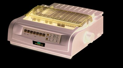 OKI Microline 420 USB/Parallel Monochrome Dot Matrix Printer, Black (91909703)