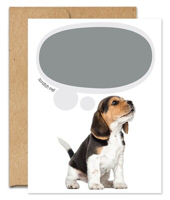 Great Papers!® Scratch-Off Note Cards And Envelopes, 4-1/4 x 5-1/2, Just Because, Pack Of 3 Cards and Envelopes (2018002)