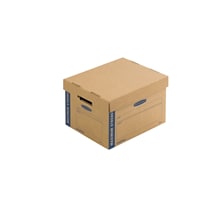 Bankers Box® SmoothMove 16.5 x 10.375 x 12.75 Moving Box, Kraft, 8/Carton (7710201)