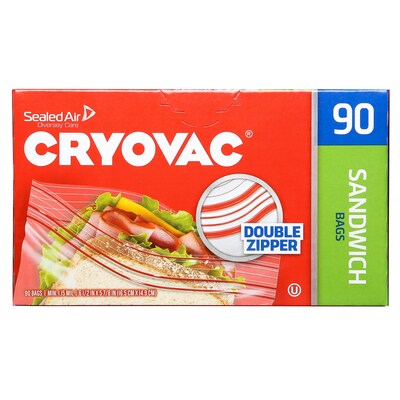 Cryovac® Brand Resealable Sandwich Bags Retail (100946906)