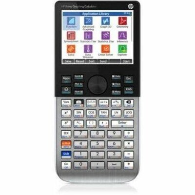 HP Prime CAS Graphing Calculator, Black/Silver (PPRIME#INT)