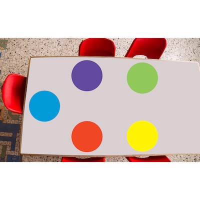 C-Line Dry Erase Dot Decals, Assorted, 11", 5/Pack, 3/Bundle (CLI40520-3)