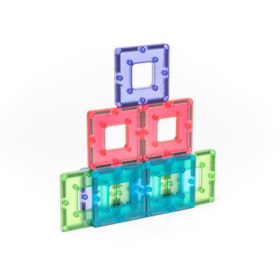 Polydron KinderMag Starter Set, Translucent, 48 Pieces (PY-575000T)