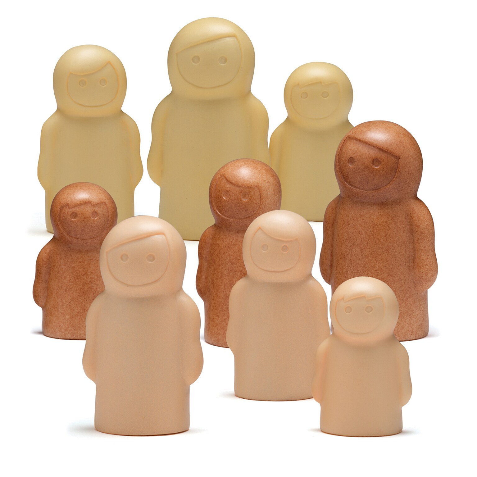Yellow Door Little People – Sensory Play Set of 9 Figures (YUS1084)