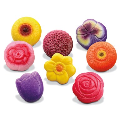 Yellow Door Sensory Play Stones – Flowers, Set of 8 (YUS1189)