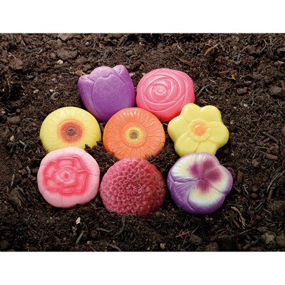 Yellow Door Sensory Play Stones – Flowers, Set of 8 (YUS1189)