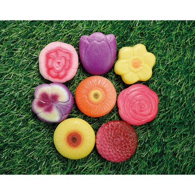 Yellow Door Sensory Play Stones – Flowers, Set of 8 (YUS1189)